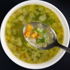 veg clear soup