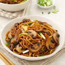 veg mushroom noodles