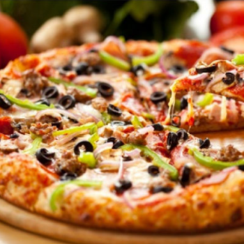 onine capcicum pizza