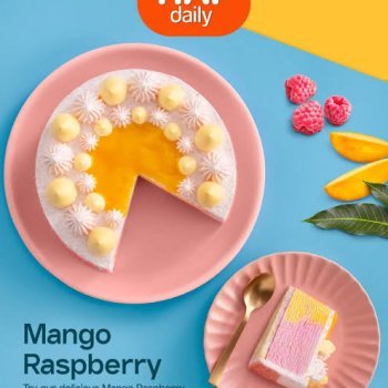 Mango Rasberry Cake