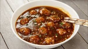 veg manchurian dry/gravy 