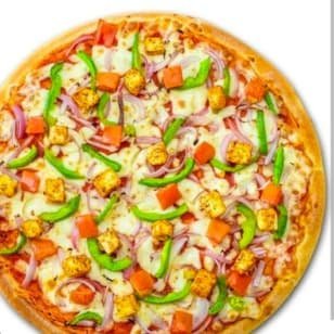 Paneer Onion & Capsicum Pizza
