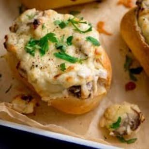 mushroom stuffed bread