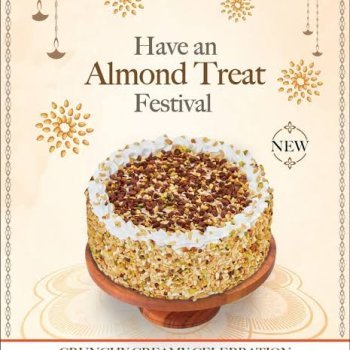 Almond treat cake