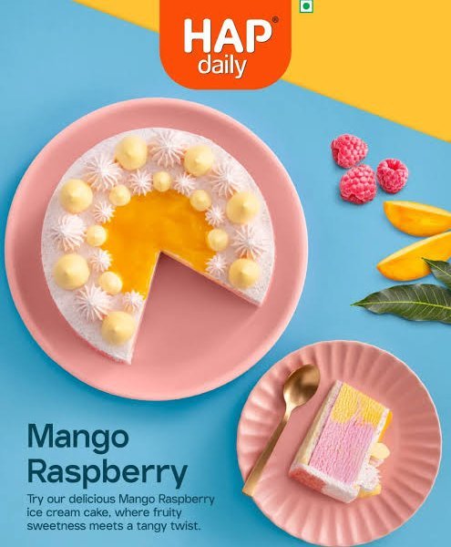 Mango Rasberry Cake