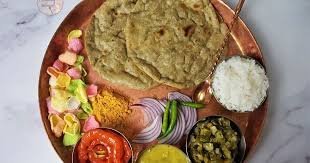 BHAKARI 2 , PITHAL, RICE ,THECHA , SALAD , [ LIMITED ]