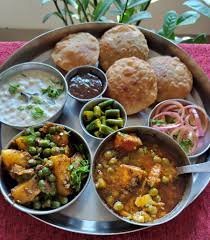 GRAVY SABJI, DRY SABJI , 4 CHAPATI , GULAB JAMUN 2, DAL RICE / PULAO, PICKEL, PAPAD, SALAD [ LIMITED ]