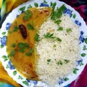 dal fry with jeera rice 