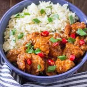 chicken manchurian rice