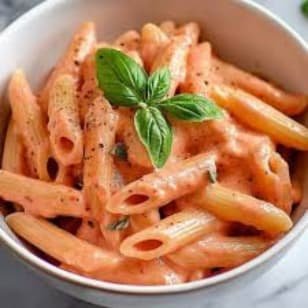 pink sauce pasta