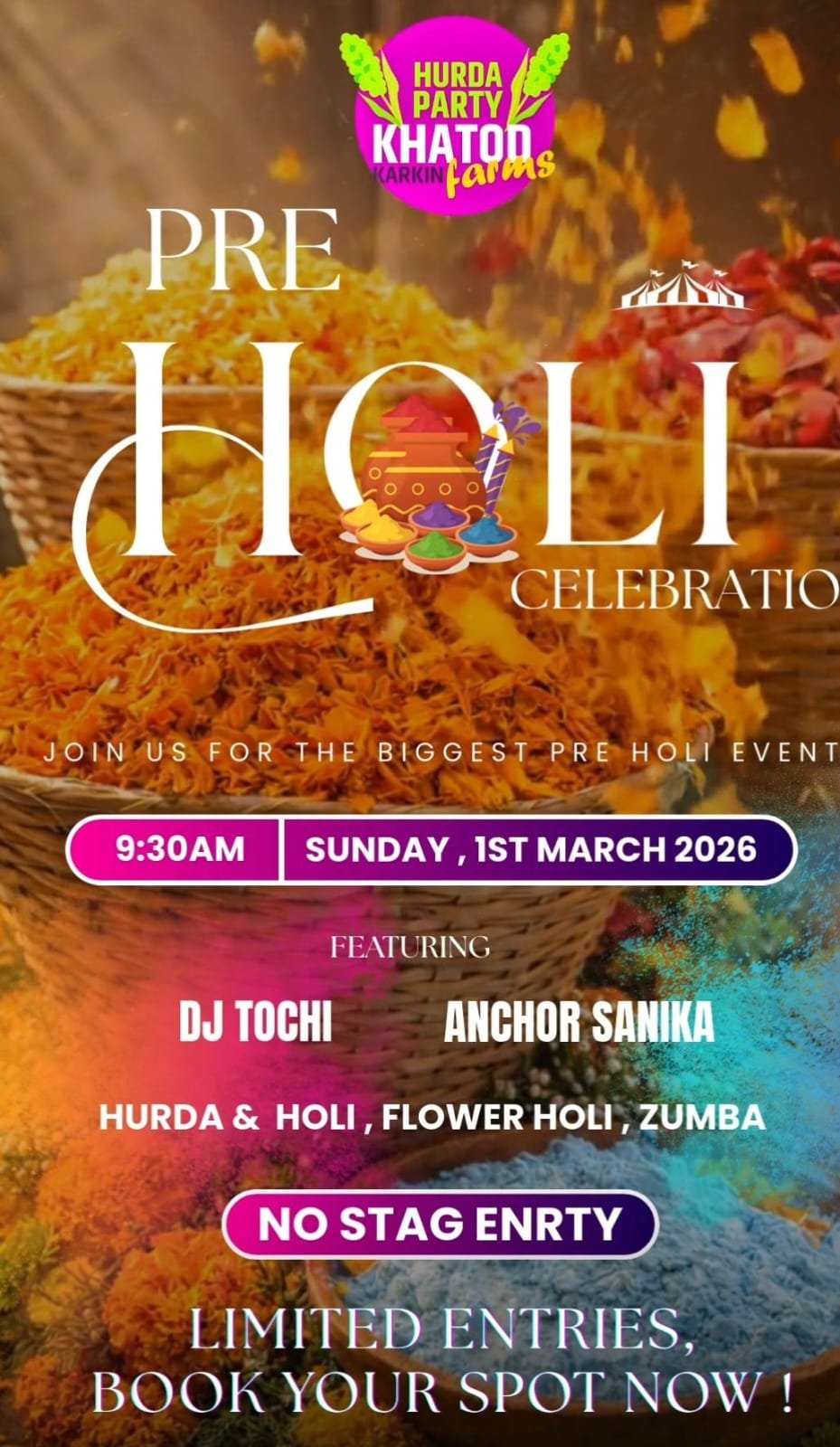 Khatod Farm Holi Party